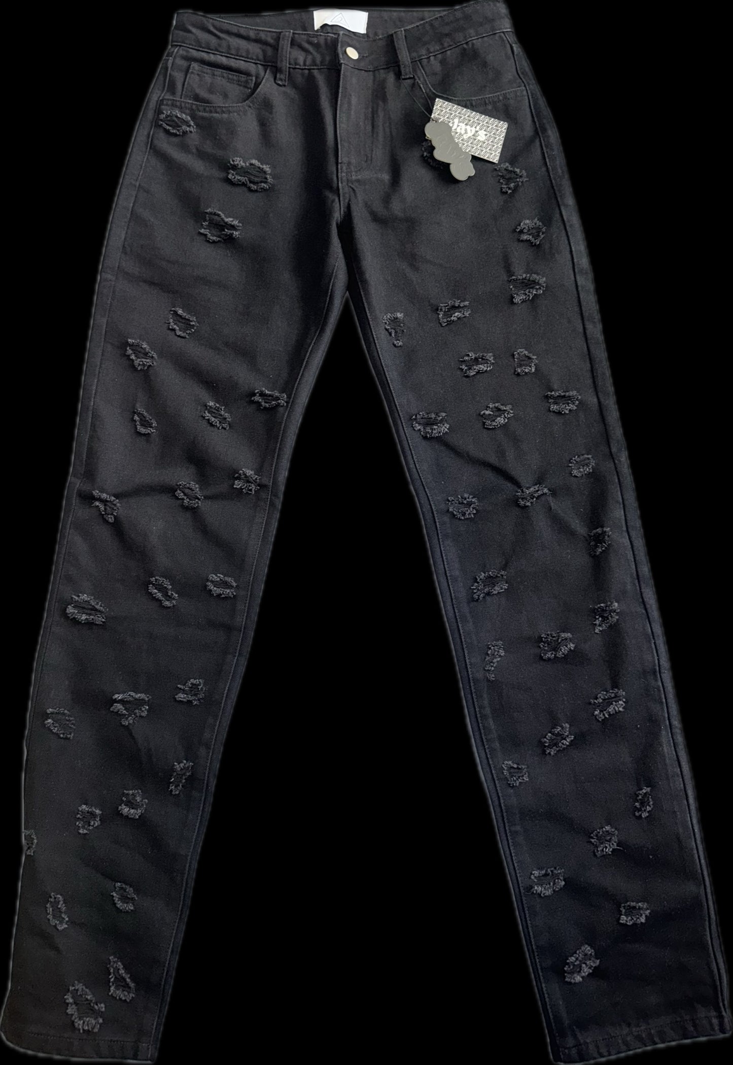 Slim Fit Men's Jeans Black