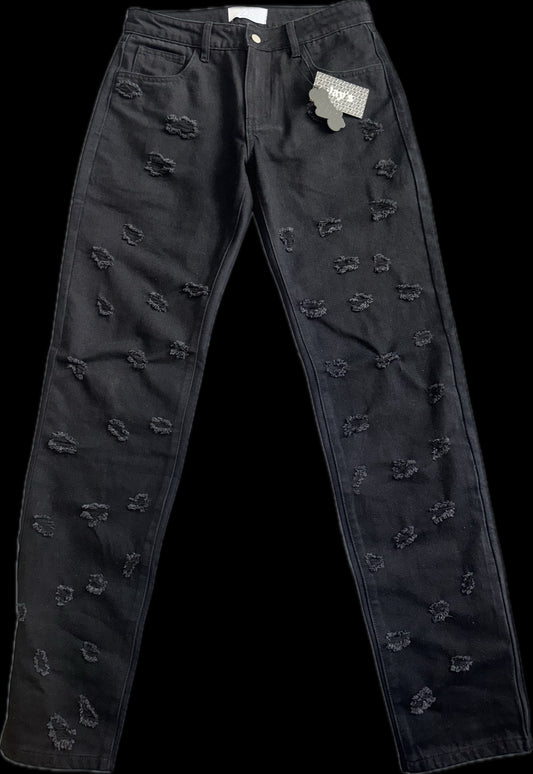 Slim Fit Men's Jeans Black